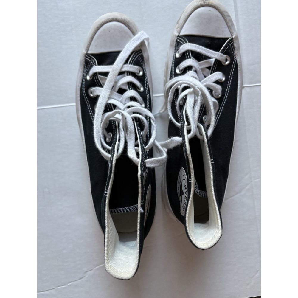 Converse All Star Lugged Platform Womens Size 9 40 Shoes Black White Athletic - Picture 4 of 7